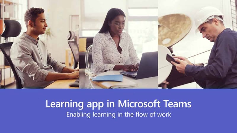 Teamsを軸にLinkedInなどを使い、自分が就きたい職に合わせた技能の習得をオンラインで行なう