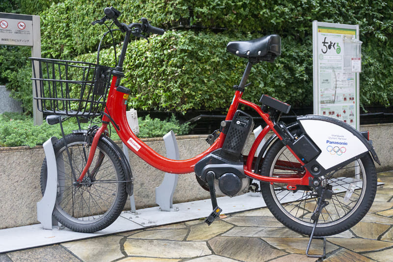 東京自転車シェアリング(写真は千代田区コミュニティサイクル)