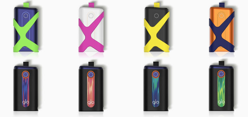 (上段左から)フルログリーン、ホットピンク、ビビッドイエロー、フィアスブルー、(下段左から)セレスティアル、ミルキーウェイ、インターステラー、ソーラー