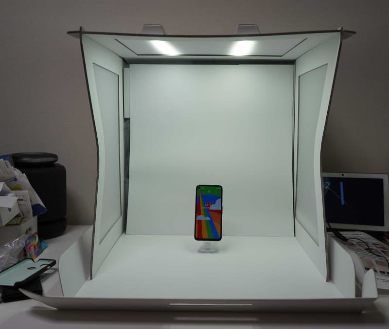 撮影ボックスでした