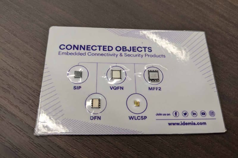 BDAで提供される組み込み型のチップモジュール。いわゆるセキュアエレメント(SE)にあたる