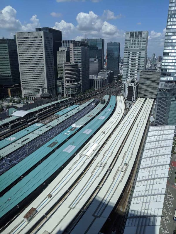 東京駅の俯瞰図。新型コロナウイルスの影響で人の移動に大きな変化が生じたが、今後10年でさらにどう変化していくのだろうか