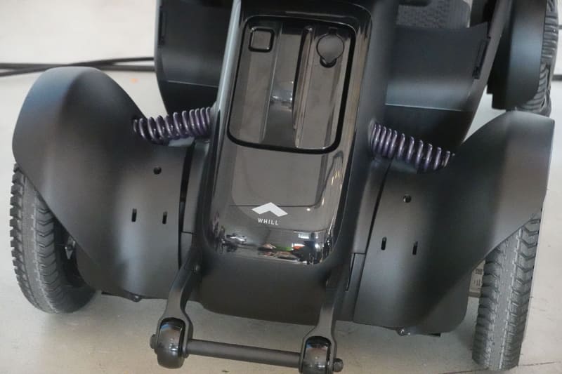 後輪にサスペンションを新装備