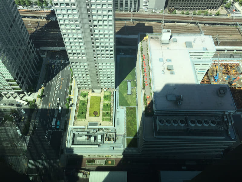 常盤橋タワー 36階からの西側眺望