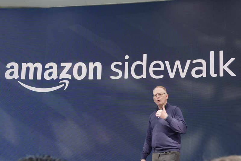 昨年秋のAmazon発表会より。通信方式として「Sidewalk」が発表されたものの、その詳細は明かされていなかった