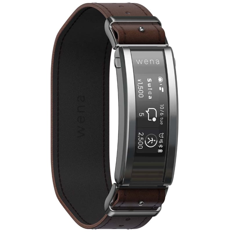 wena 3 leather Silver