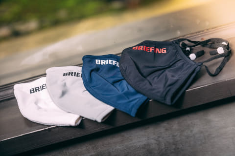 BRIEFING、マスク発売。立体構造・抗菌・防臭・ロゴ入り - Impress Watch