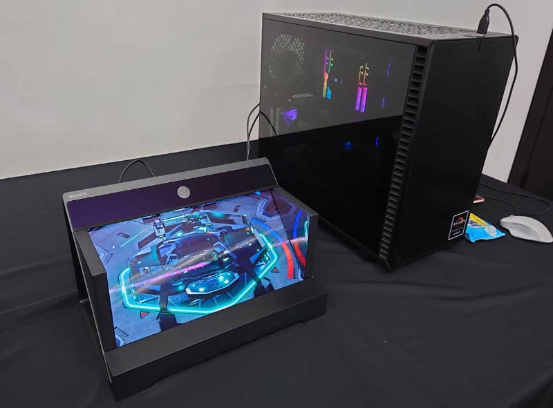 ソニーの「空間再現ディスプレイ」