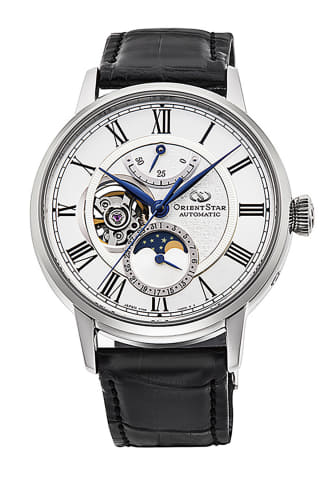 ORIENT STAR、流水をモチーフにした「メカニカルムーンフェイズ