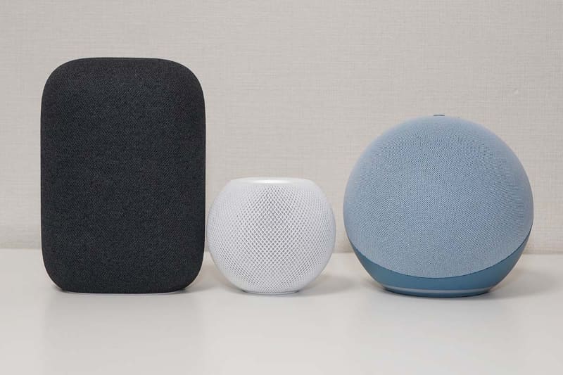 Nest AudioとHomePod miniとEcho