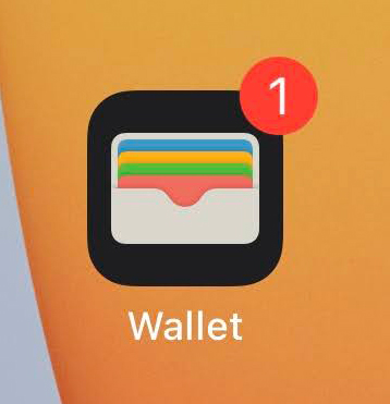 [Wallet]アプリにバッチが表示される