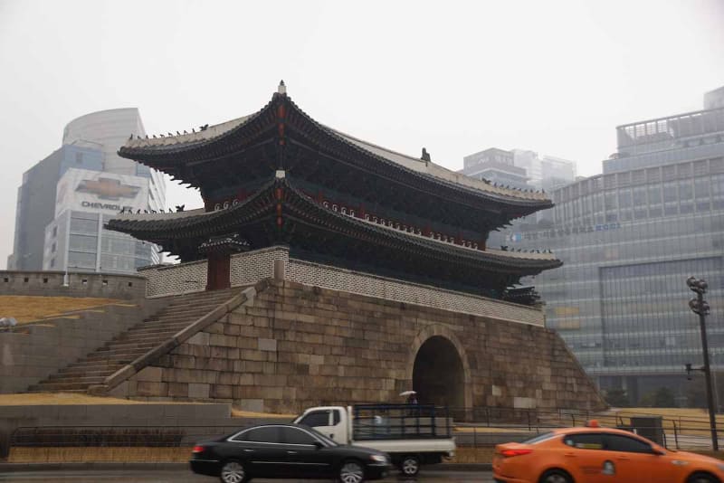 韓国ソウルにある南大門