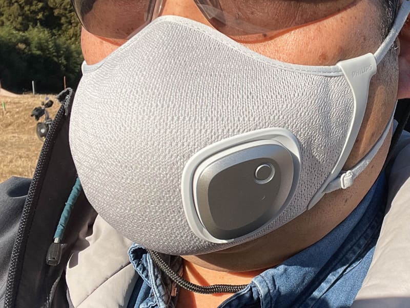 ゴーグルを装着していても息で曇りません