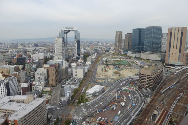 うめきた2期現況写真(撮影：UR都市機構)