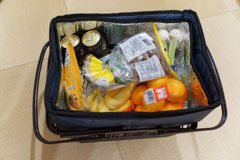 たっぷり買い物しても、食品を傷めたりすることなく持って帰れる