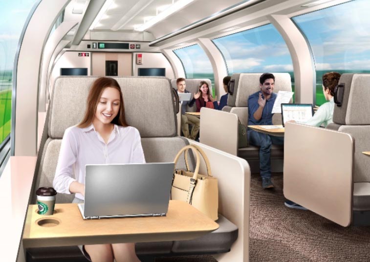 新しい働き方のイメージ(実際の車両とは異なる)