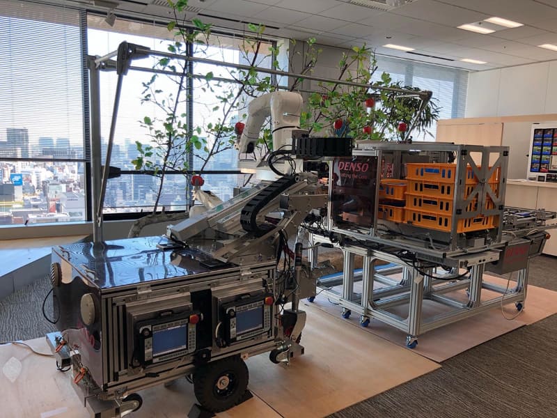 V字樹形をイメージしたデモ