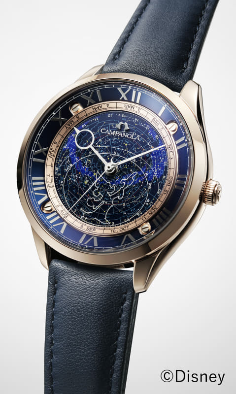 ダークブルーのカーフ革替えバンド