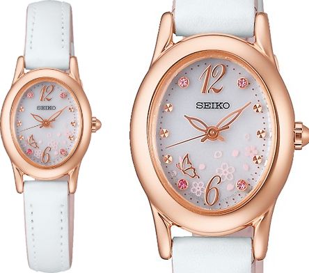 セイコー、ルキアとセレクションから蝶をデザインした4モデル