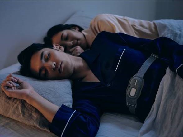 横向きでの睡眠を促していびきを抑制