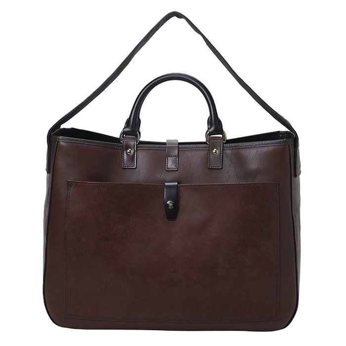 PORTER CORE LEATHER 2WAY TOTE BAG(L) ブラウン
