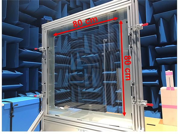メタサーフェスレンズ(透明化処理前)