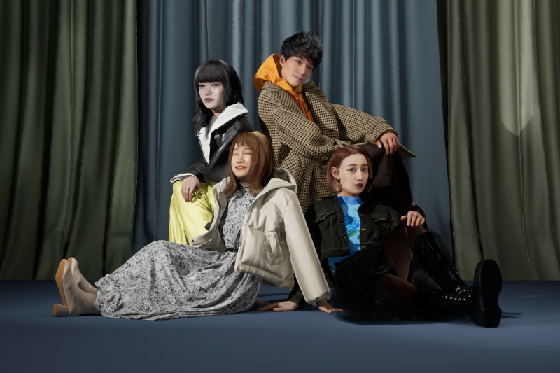 バーチャルヒューマン4人がZOZOのモデルに