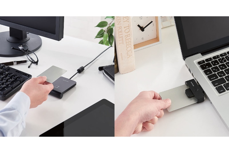 自宅のPCで確定申告が可能になるUSB接続のICカードリーダーライター2機種