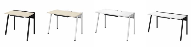 天板幅は800mm、1,000mm、1,200mm、1,400mmの4種類