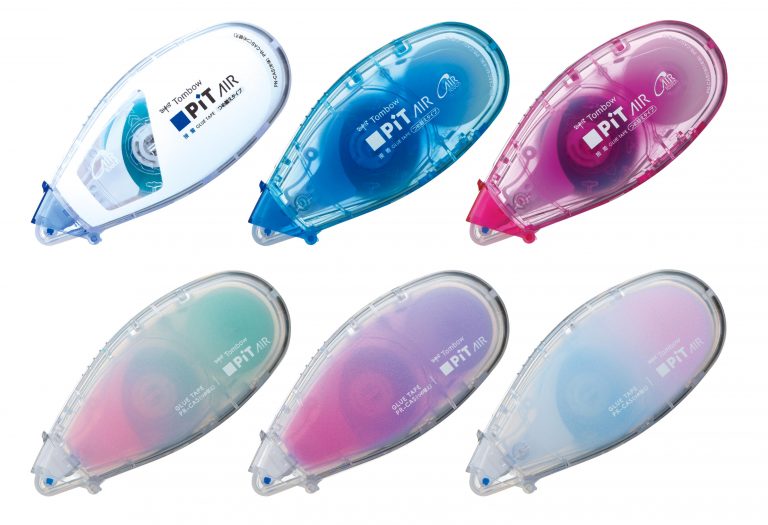 (左上から)スタンダード、ブルー、ピンク、グリーンピンク、パープルピンク、ブルーピンク