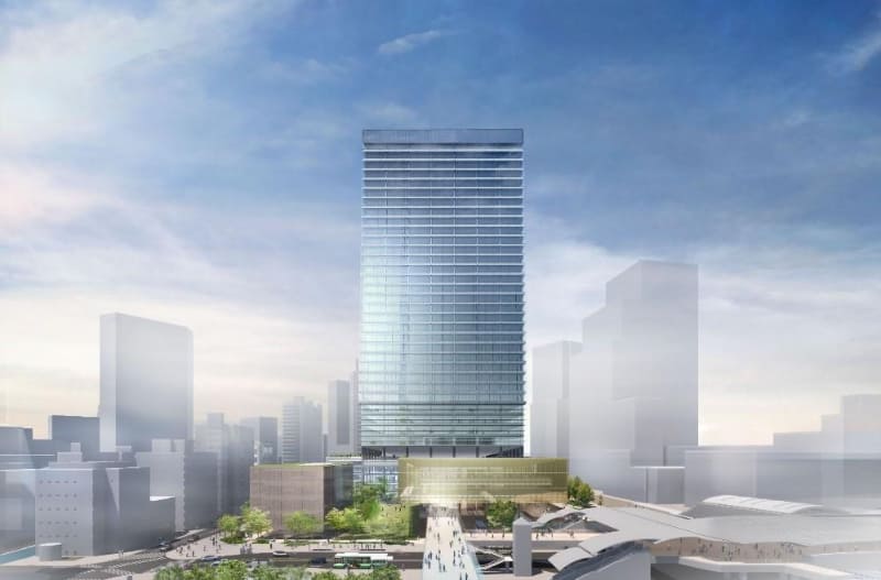 複合施設A 全体外観(東側)