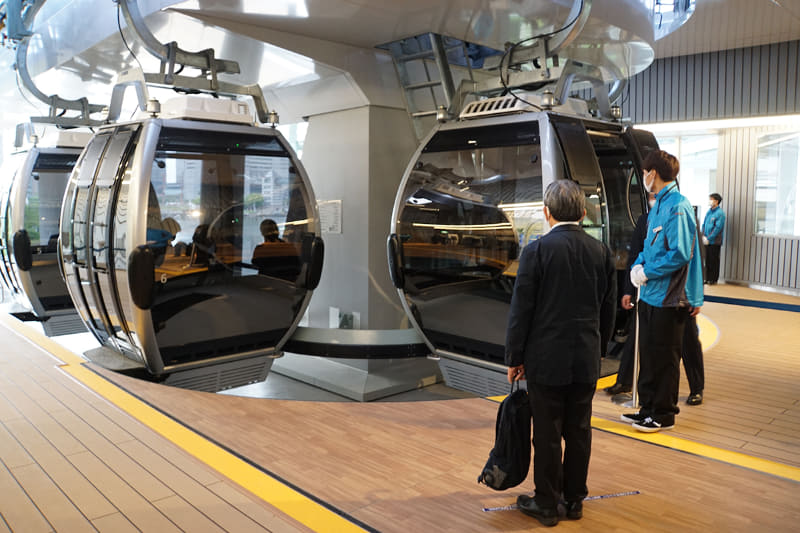 運河パーク駅の乗降場