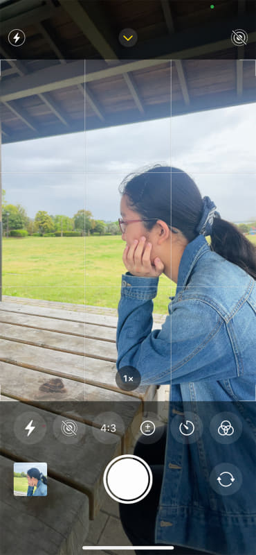 「写真」モードで撮影