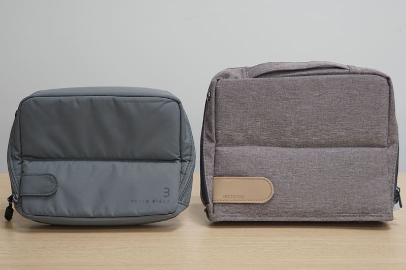 スタンドツールポーチ(左)とハコビズ(右)