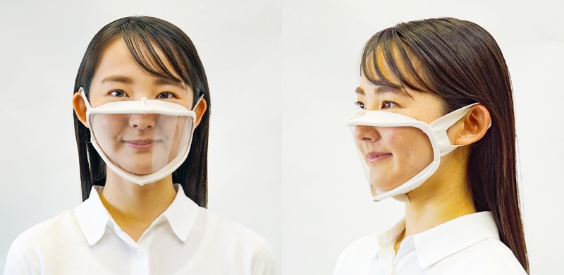 顔の80％を視認できる。つけ心地も快適