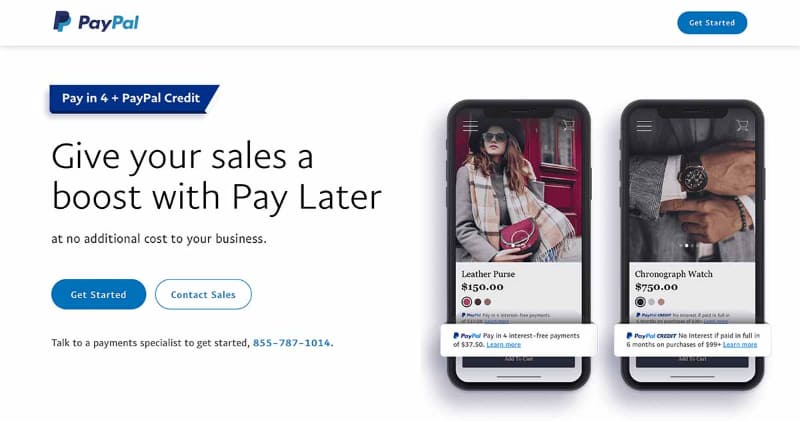 PayPalの提供するBNPLオプション「Pay in 4」