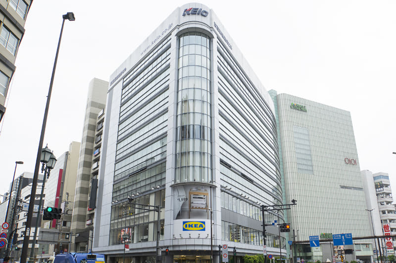 京王新宿追分ビル 地下1階から地上3階がIKEA新宿