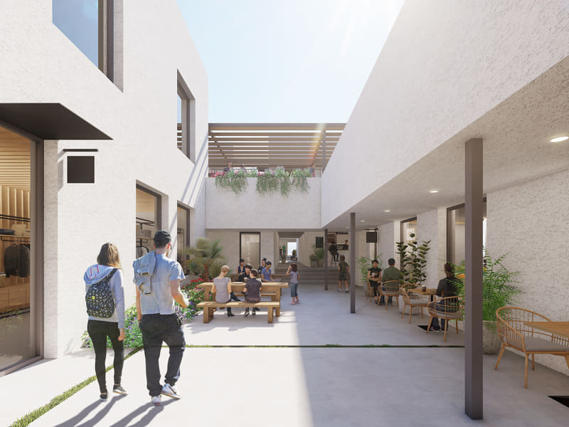 屋外通路 イメージ