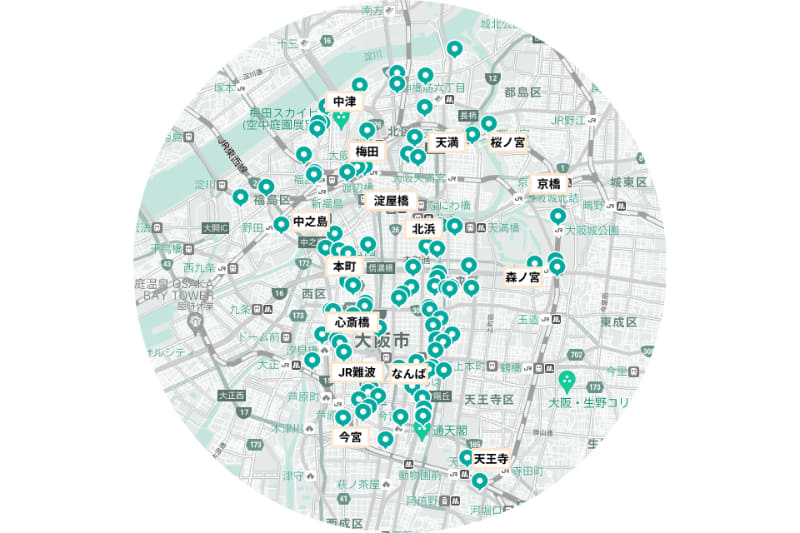 LUUPのポートマップ