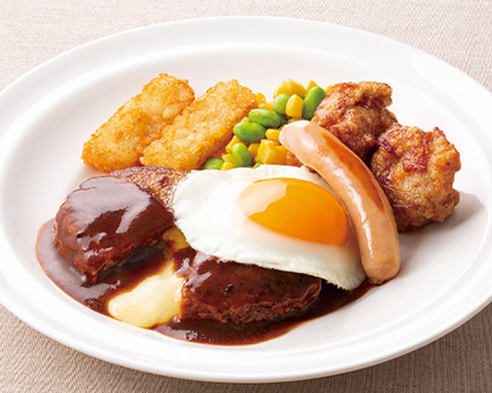 チーズ IN ハンバーグ人気盛り(1,190円)