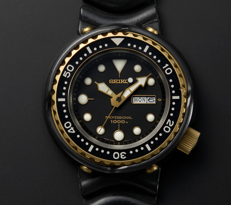 1986年に発表されたセイコー初の1,000mの飽和潜水用クオーツダイバーズ