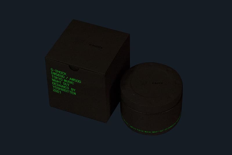 パッケージは蓄光仕様。