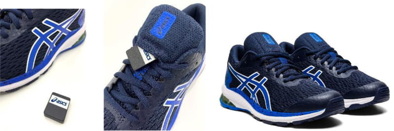 検証に使用したシューズとセンサ