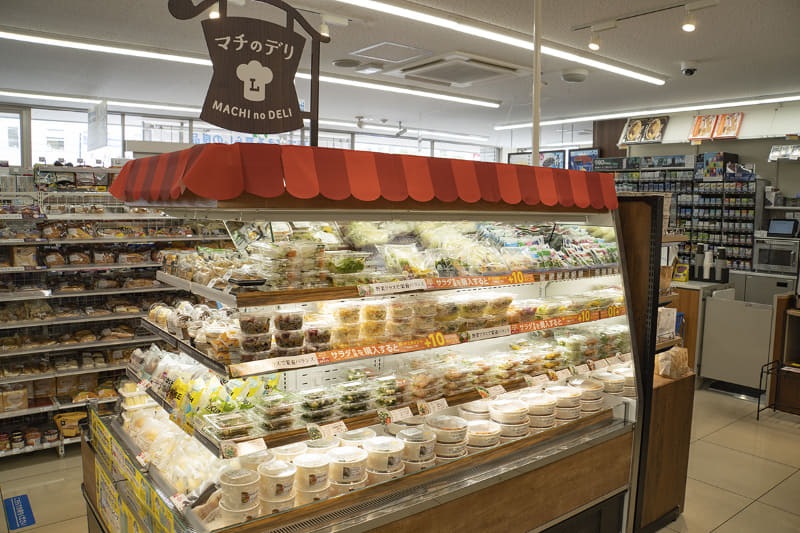 新たに導入したアイランド什器