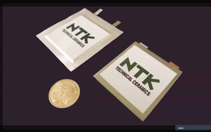 日本特殊陶業の全固体電池