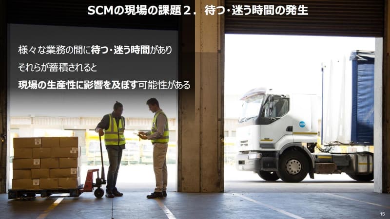 待ち時間の発生もSCM現場の課題