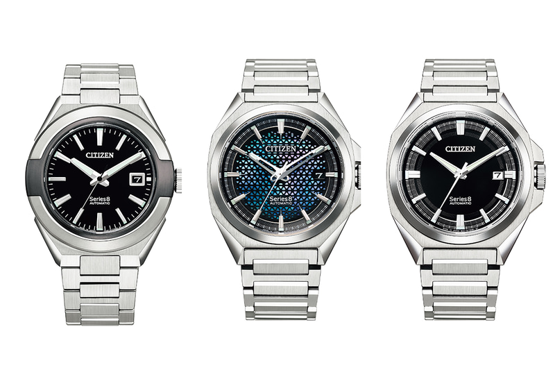 シチズン シリーズエイト。左から870 Mechanical、830 Mechanical、831 Mechanical