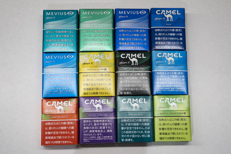たばこスティックは3銘柄が加わり、全12銘柄となる