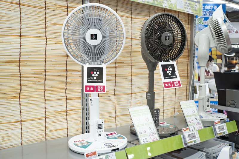 シャープ リビング扇風機PJ-N2DS(18,480円)