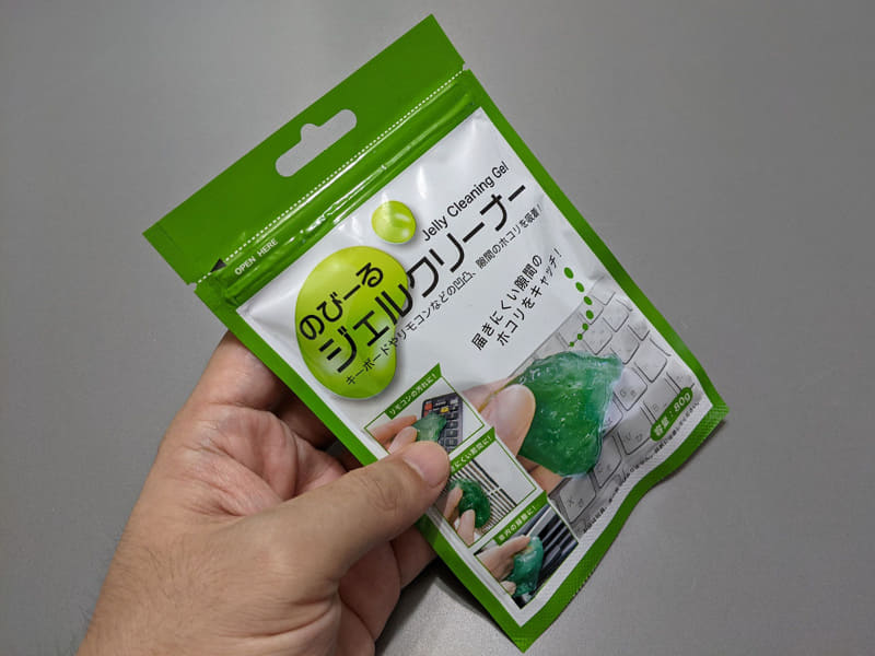 パッケージ。容量は約80g。成分は「グァーガム・水・グリセリン」